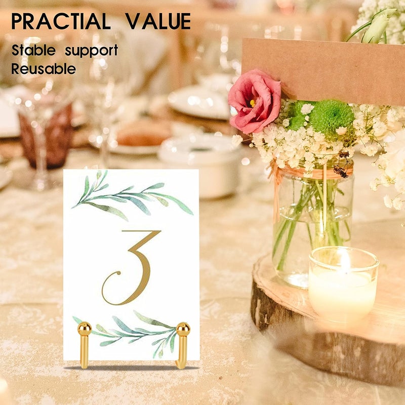 Decolore 6 inch 3 Pack Gold Metal Display Stands Plate Stands Plate Holder Display Stands for Picture, Decorative Plate, Book, Photo Easel, Artistic Work - Image 4